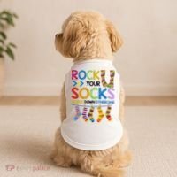 Rock Your Socks World Down Syndrome Awareness Doggie Tank thumb 2