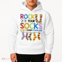Rock Your Socks World Down Syndrome Awareness Hoodie thumb 2
