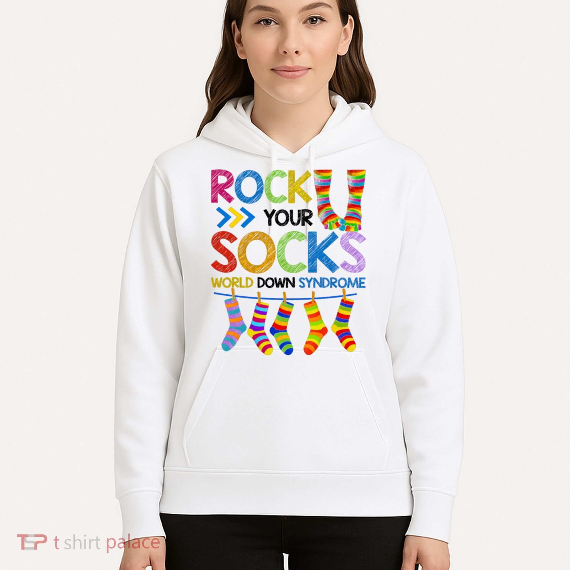 Rock Your Socks World Down Syndrome Awareness Hoodie