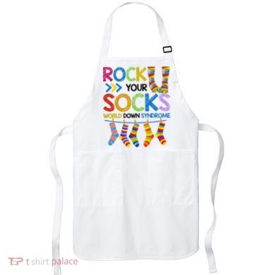 Rock Your Socks World Down Syndrome Awareness Apron