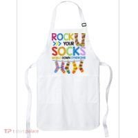 Rock Your Socks World Down Syndrome Awareness Apron thumb 0
