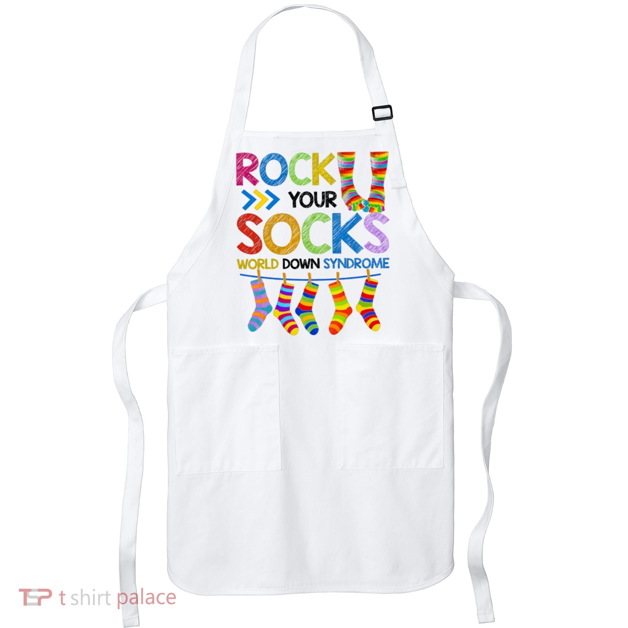 Rock Your Socks World Down Syndrome Awareness Apron