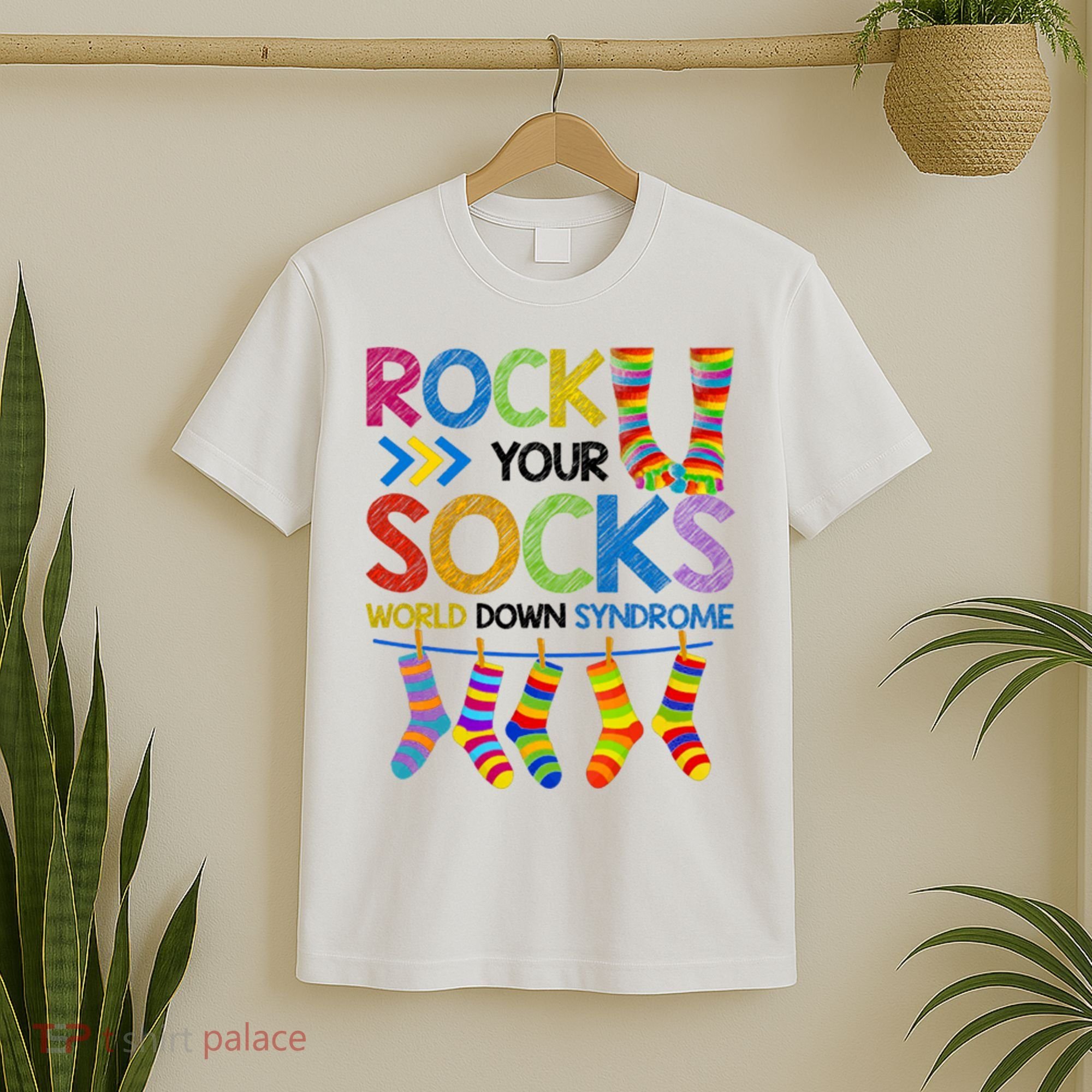 Rock Your Socks World Down Syndrome Awareness T-Shirt