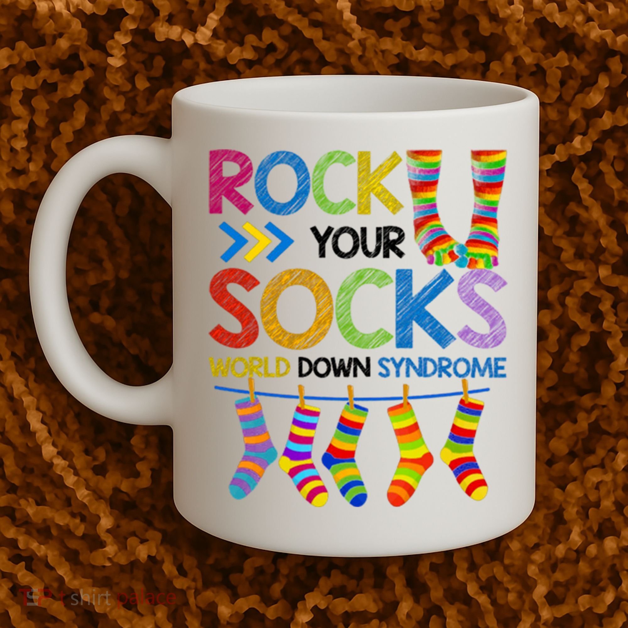 Rock Your Socks World Down Syndrome Awareness Coffee Mug