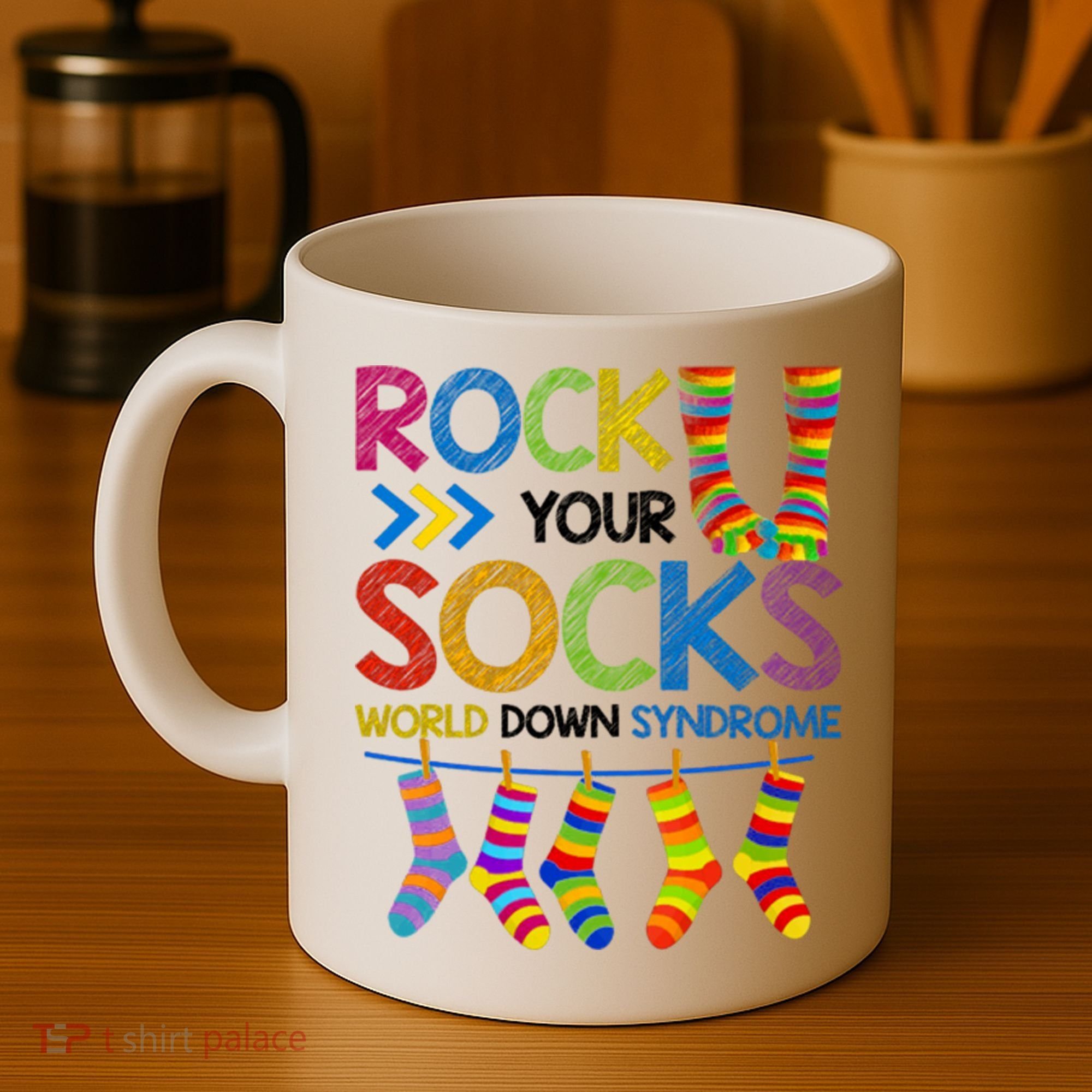 Rock Your Socks World Down Syndrome Awareness Coffee Mug