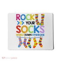 Rock Your Socks World Down Syndrome Awareness Mousepad thumb 0
