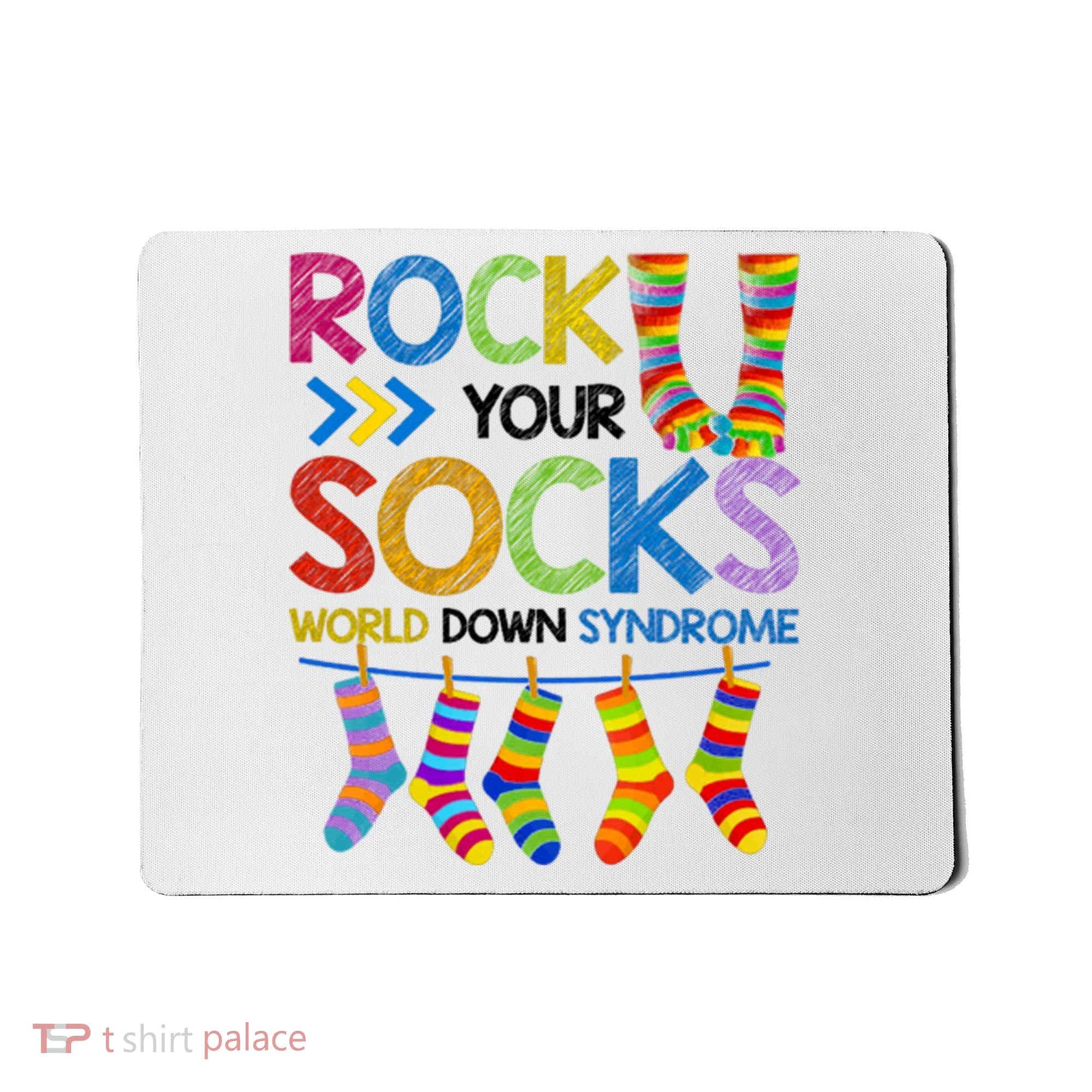 Rock Your Socks World Down Syndrome Awareness Mousepad