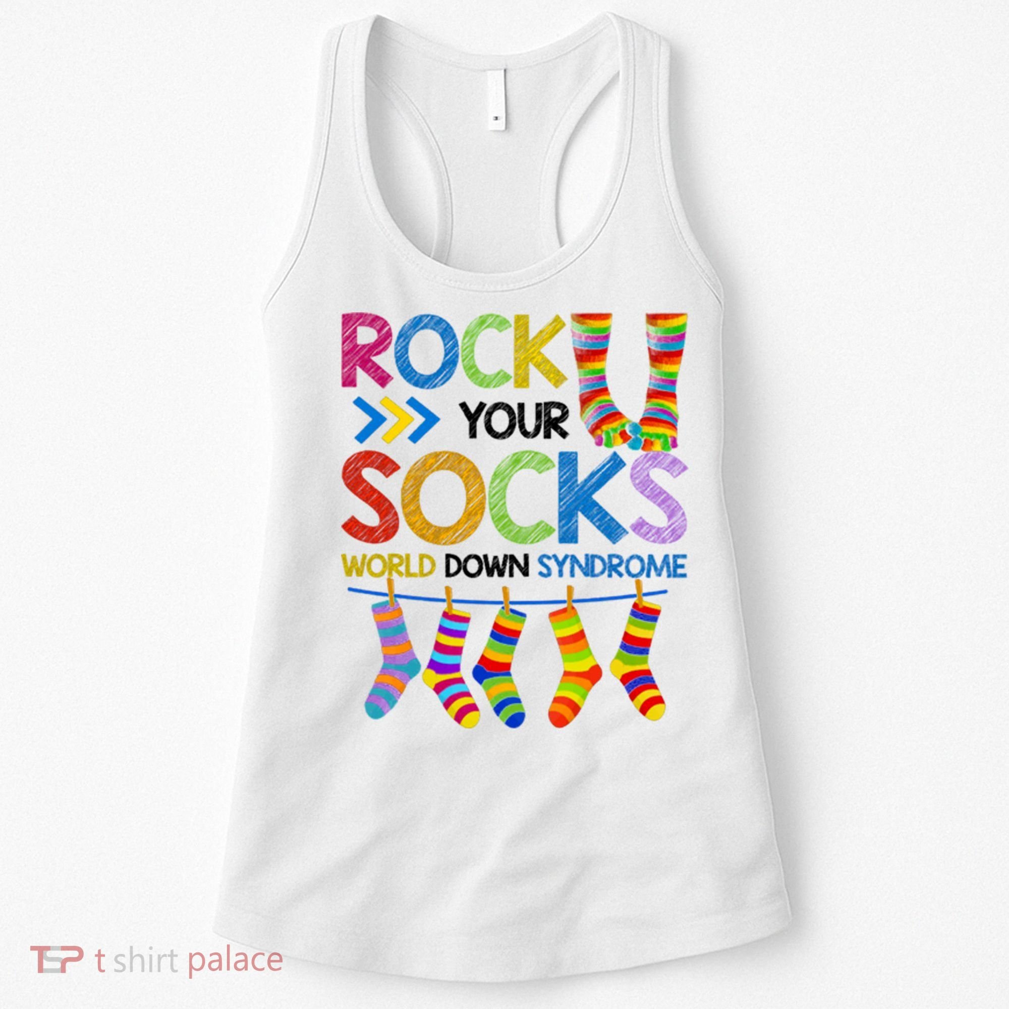 Rock Your Socks World Down Syndrome Awareness Women's Tank Top
