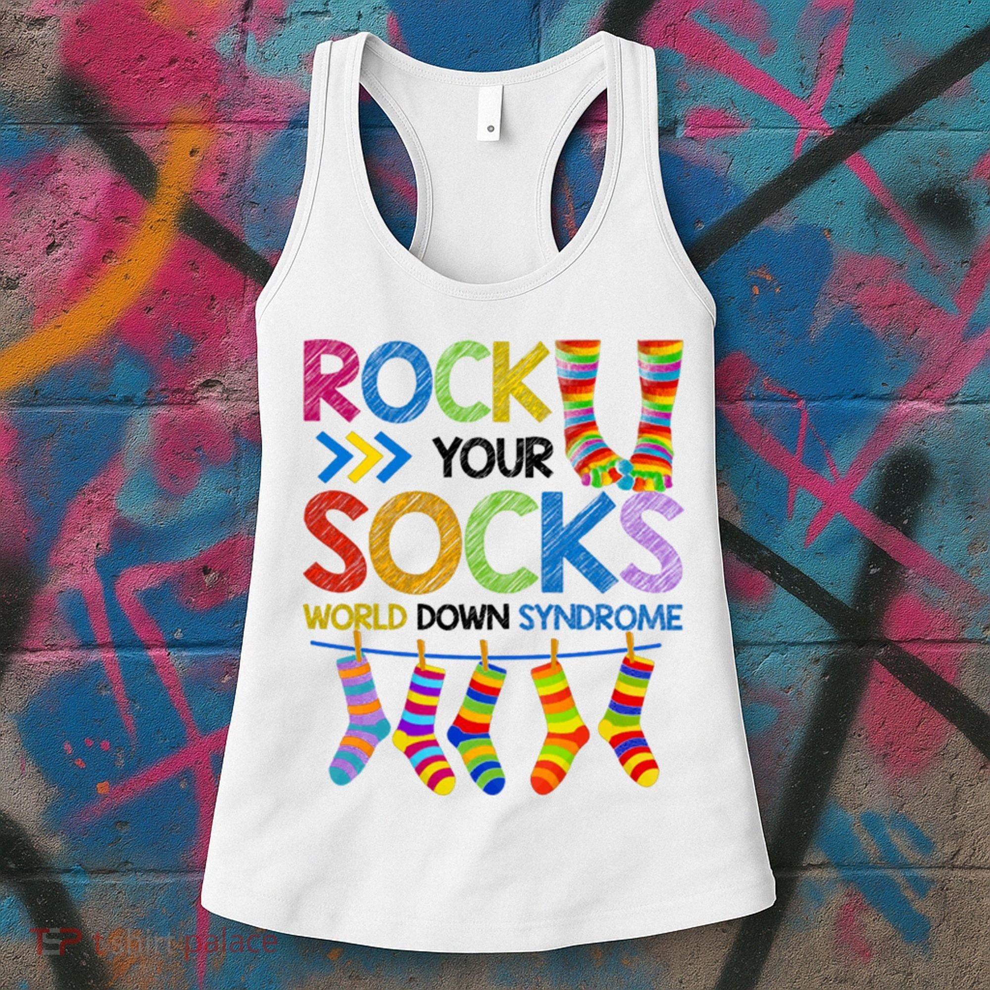 Rock Your Socks World Down Syndrome Awareness Women's Tank Top