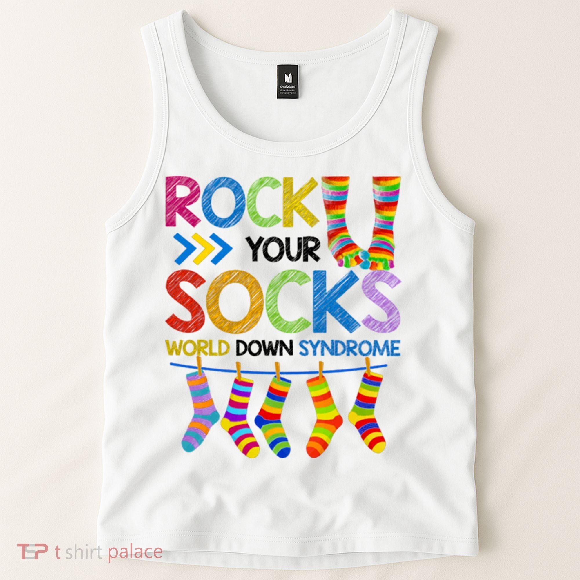 Rock Your Socks World Down Syndrome Awareness Tank Top