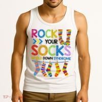 Rock Your Socks World Down Syndrome Awareness Tank Top thumb 3