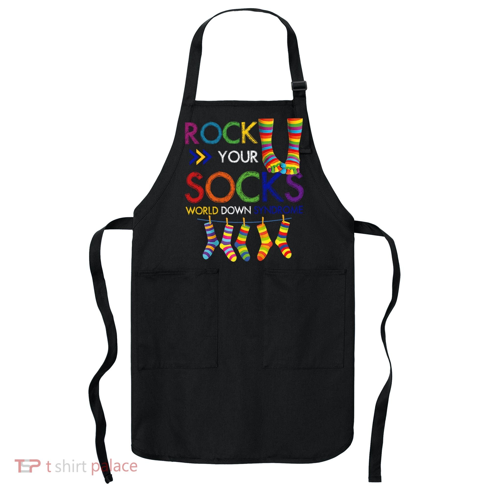 Rock Your Socks World Down Syndrome Awareness Apron