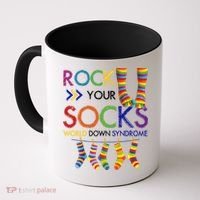 Rock Your Socks World Down Syndrome Awareness Coffee Mug thumb 0