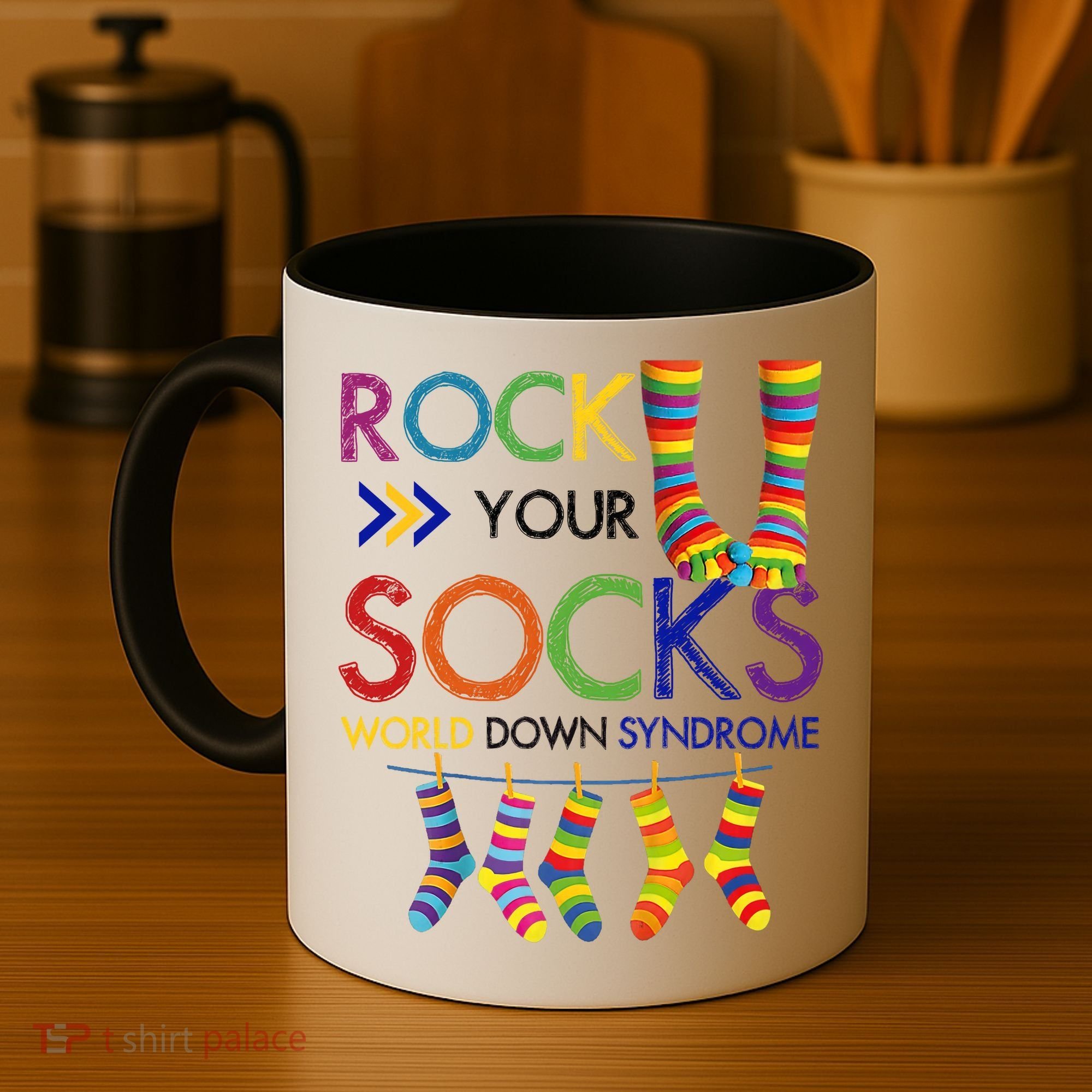 Rock Your Socks World Down Syndrome Awareness Coffee Mug