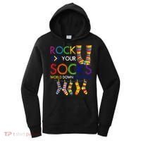 Rock Your Socks World Down Syndrome Awareness Women's Hoodie thumb 0