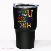 Rock Your Socks World Down Syndrome Awareness Tumbler thumb 0