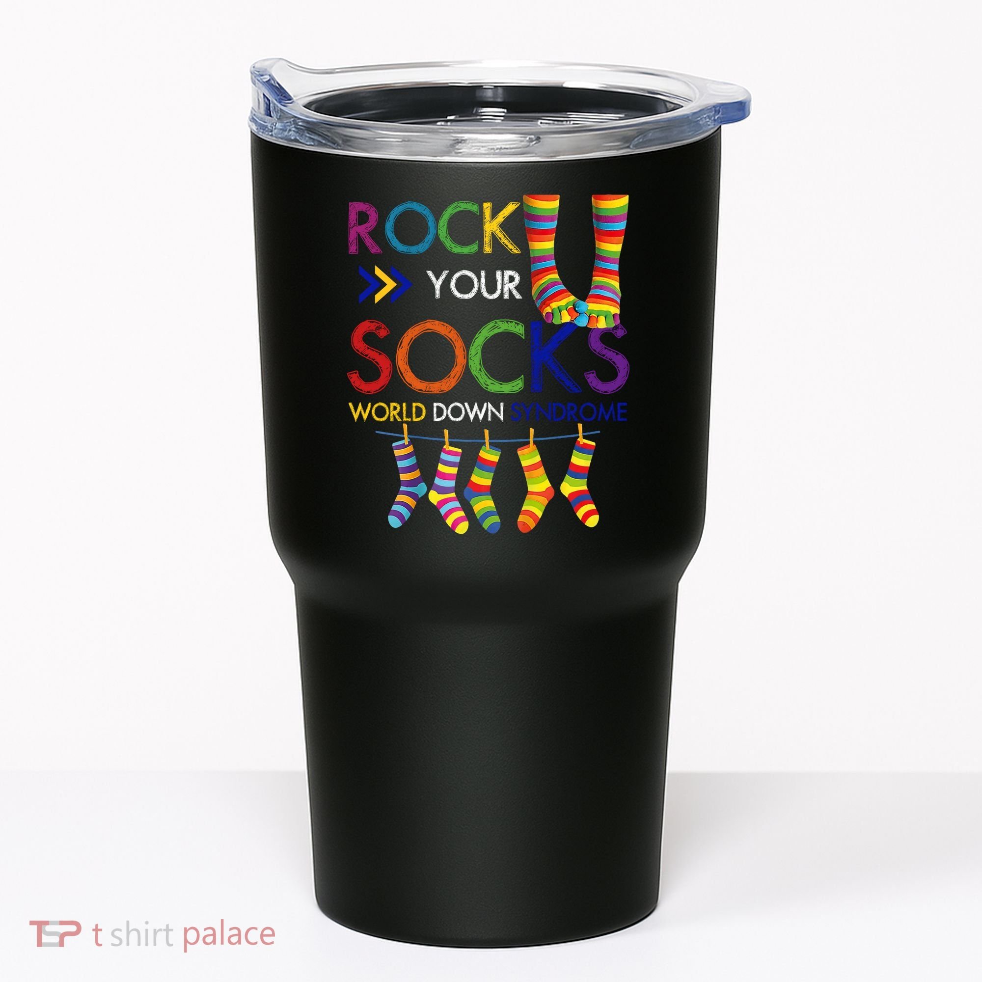 Rock Your Socks World Down Syndrome Awareness Tumbler