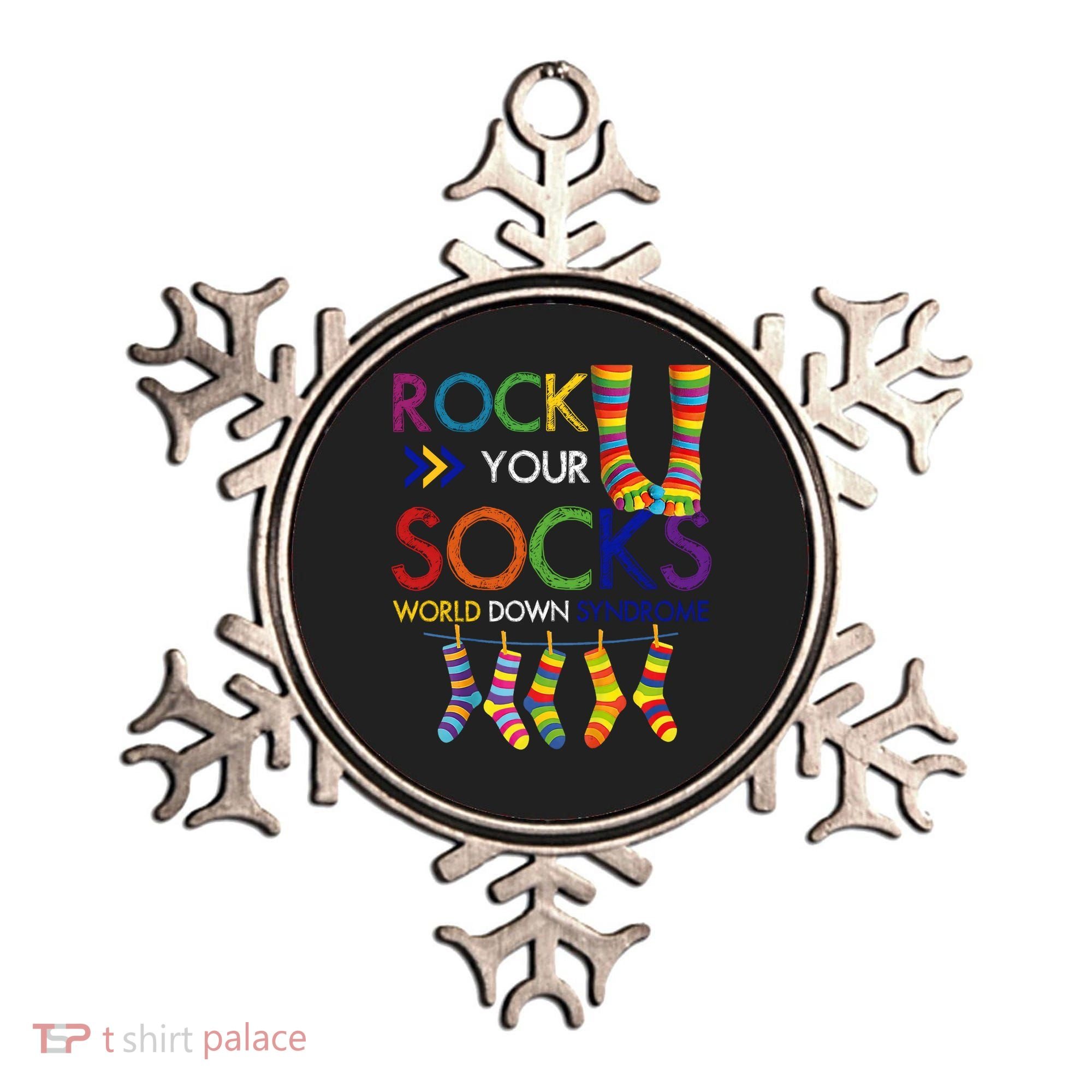Rock Your Socks World Down Syndrome Awareness Ornament