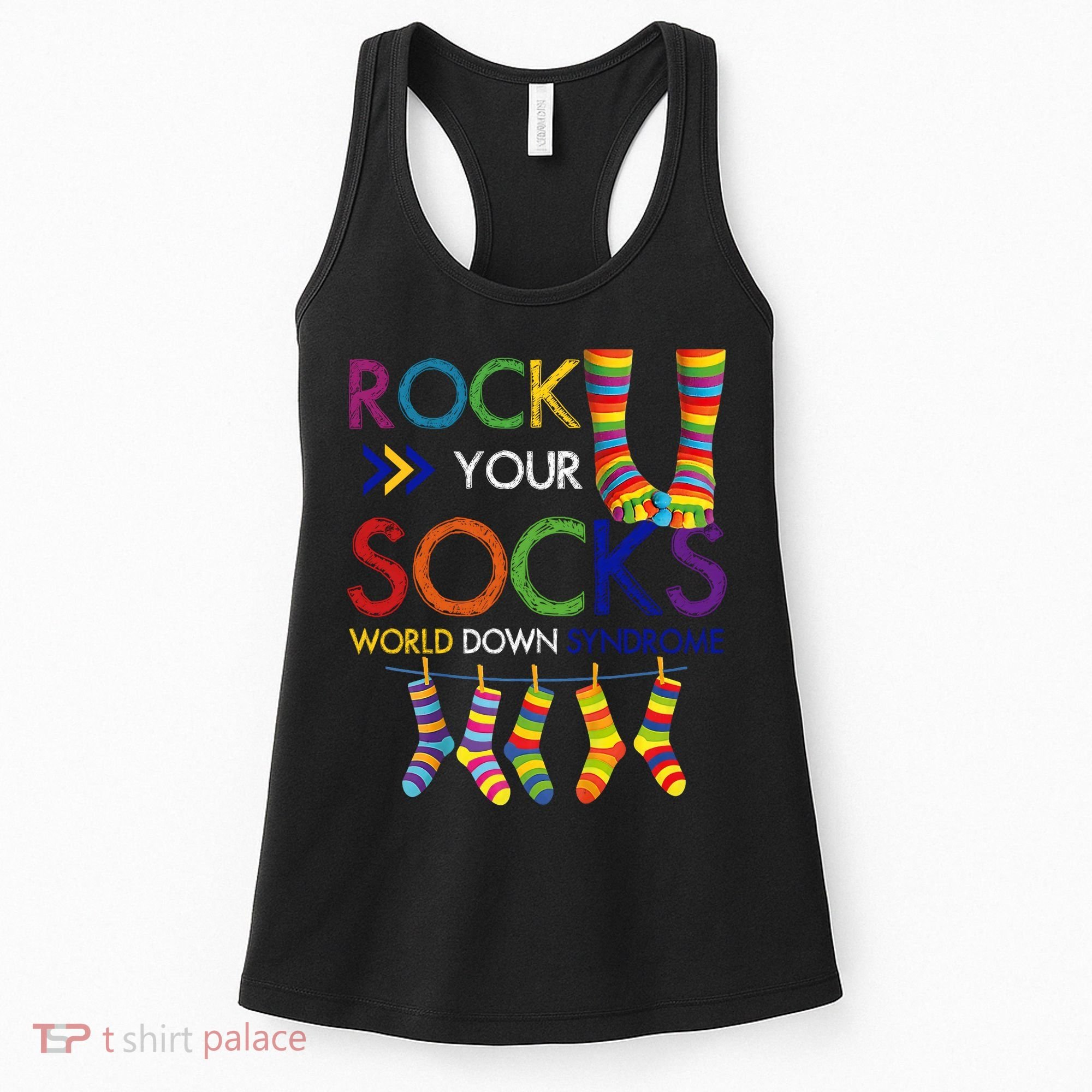 Rock Your Socks World Down Syndrome Awareness Women's Tank Top