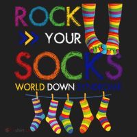 Rock Your Socks World Down Syndrome Awareness Golf Towel thumb 3