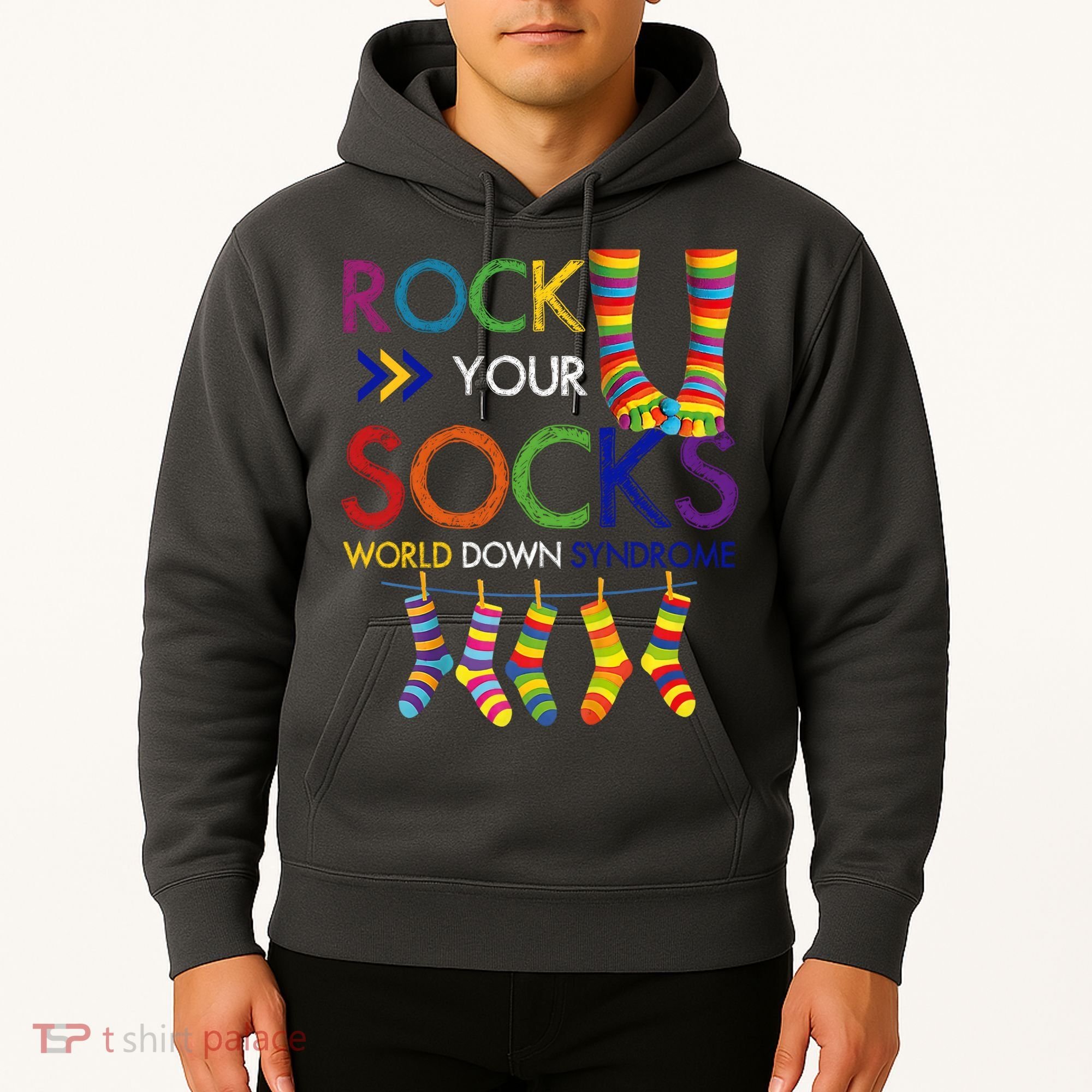 Rock Your Socks World Down Syndrome Awareness Hoodie