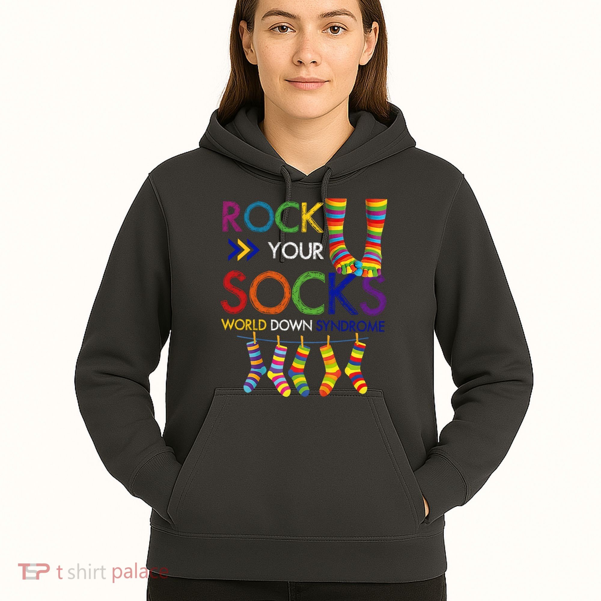 Rock Your Socks World Down Syndrome Awareness Hoodie