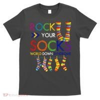 Rock Your Socks World Down Syndrome Awareness T-Shirt thumb 0