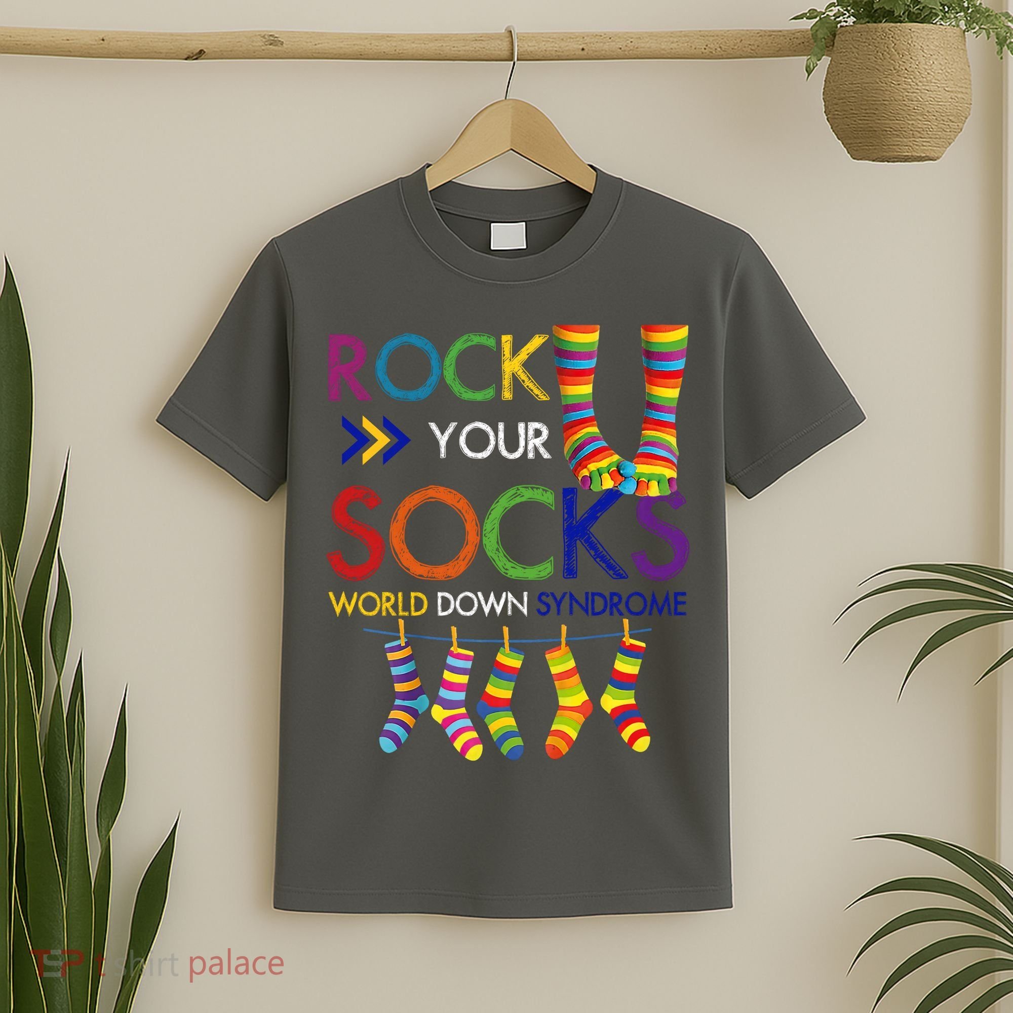 Rock Your Socks World Down Syndrome Awareness T-Shirt