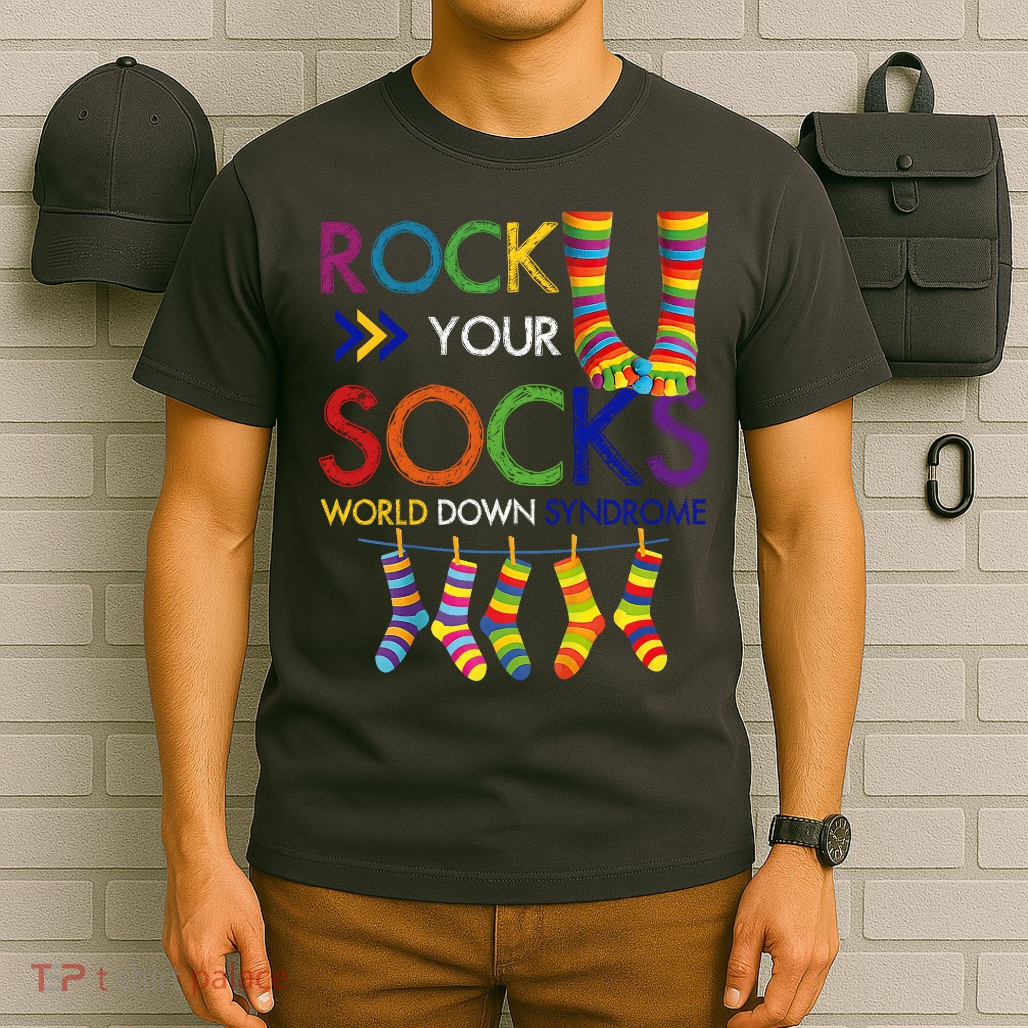 Rock Your Socks World Down Syndrome Awareness T-Shirt