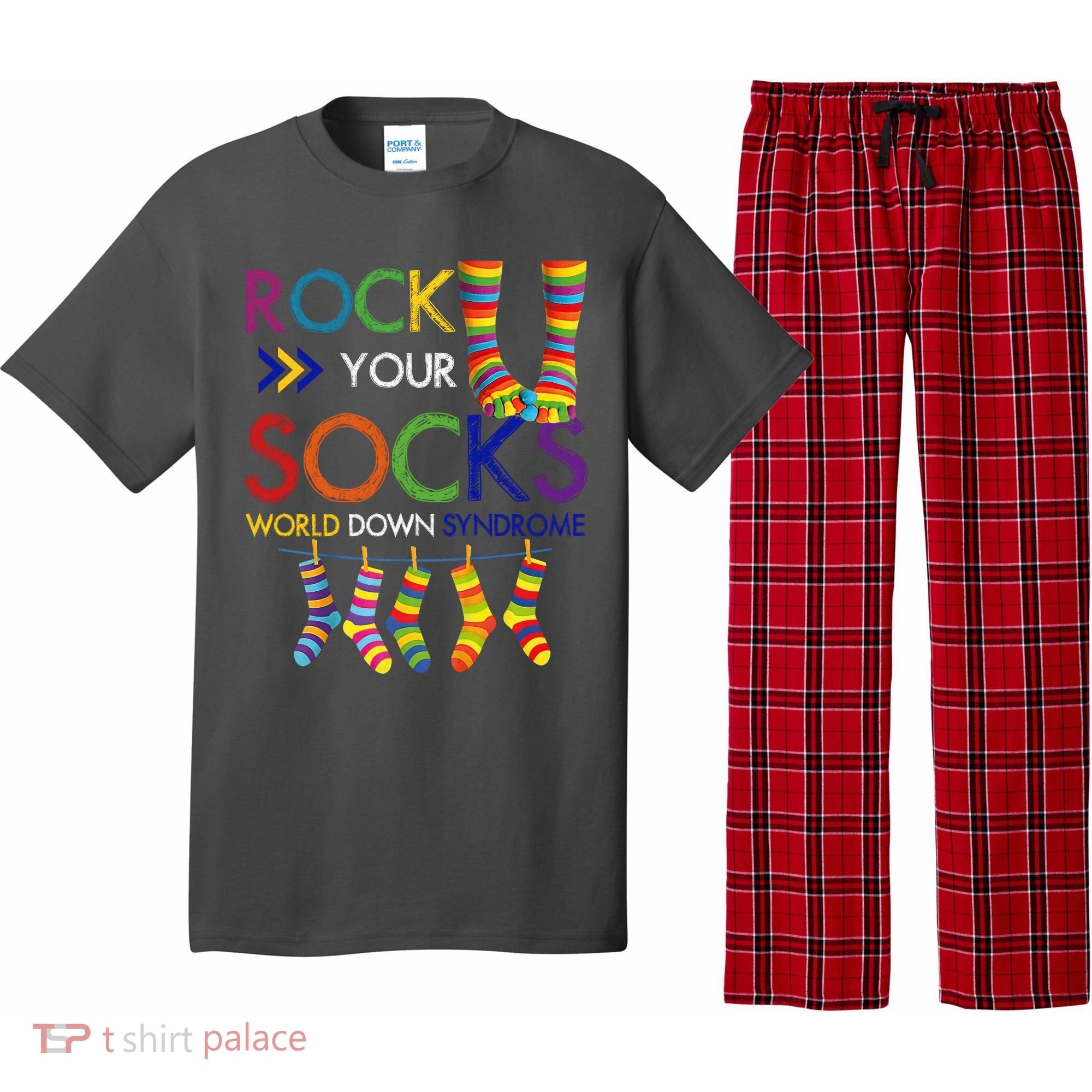 Rock Your Socks World Down Syndrome Awareness Pajama Set