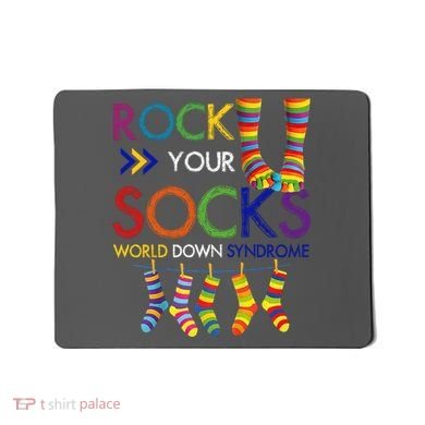 Rock Your Socks World Down Syndrome Awareness Mousepad