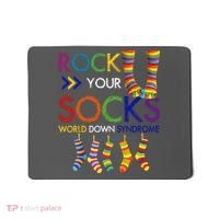 Rock Your Socks World Down Syndrome Awareness Mousepad thumb 0
