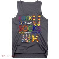 Rock Your Socks World Down Syndrome Awareness Tank Top thumb 0