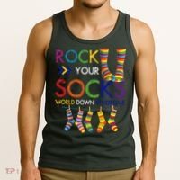 Rock Your Socks World Down Syndrome Awareness Tank Top thumb 3