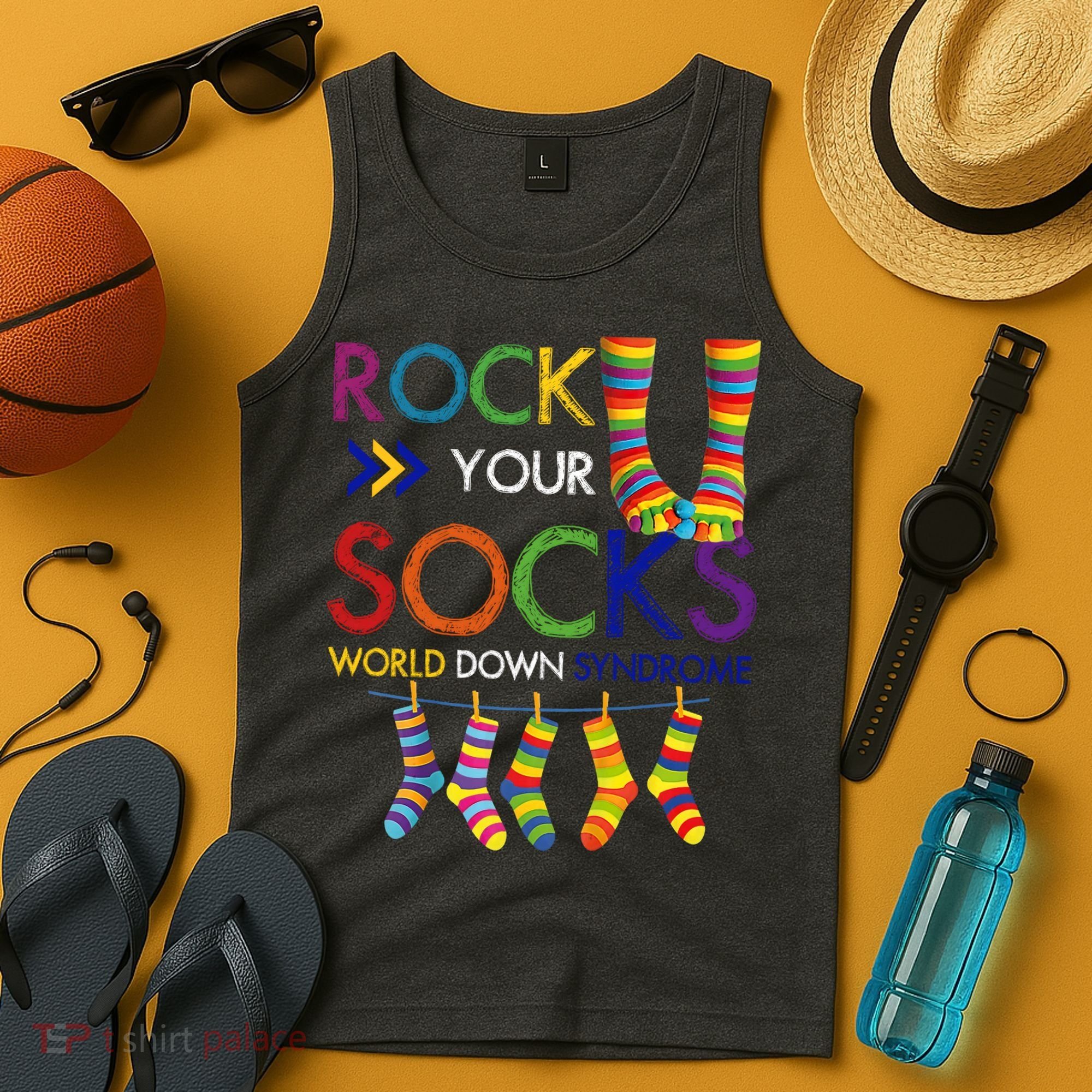 Rock Your Socks World Down Syndrome Awareness Tank Top