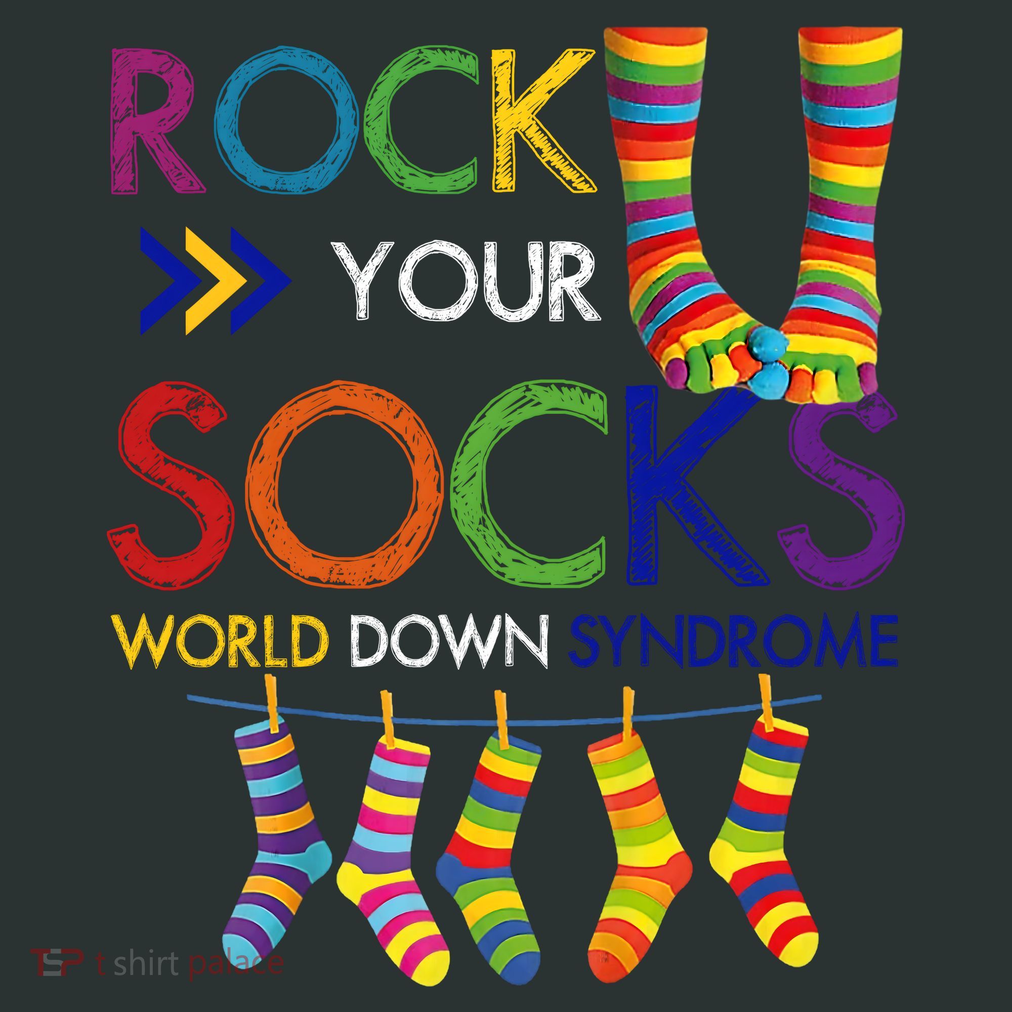 Rock Your Socks World Down Syndrome Awareness Kids Sweatshirt