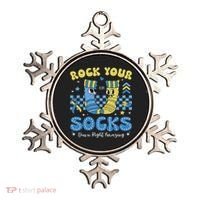 Rock Your Socks Down Syndrome Awareness Sped Teacher Women Ornament thumb 0