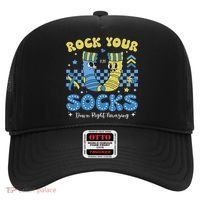 Rock Your Socks Down Syndrome Awareness Sped Teacher Women Hat thumb 0
