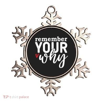 Remember Your Why Inspirational Ornament