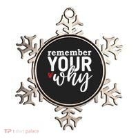 Remember Your Why Inspirational Ornament thumb 0