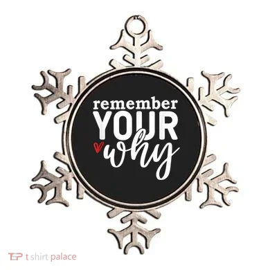 Remember Your Why Inspirational Ornament