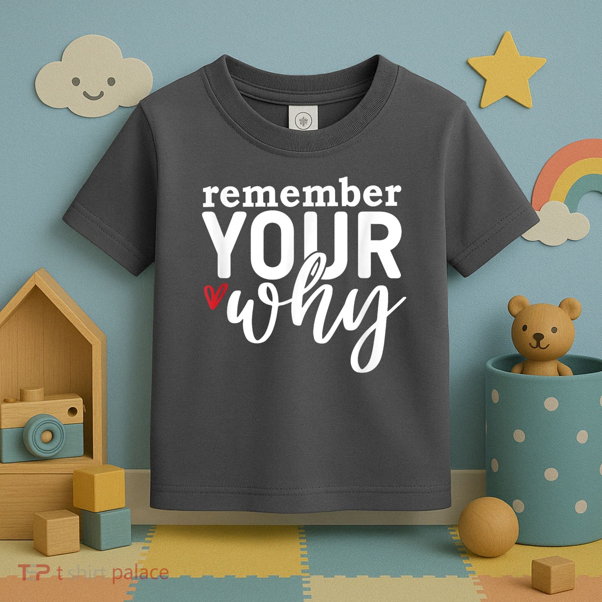 Remember Your Why Inspirational Toddler T-Shirt