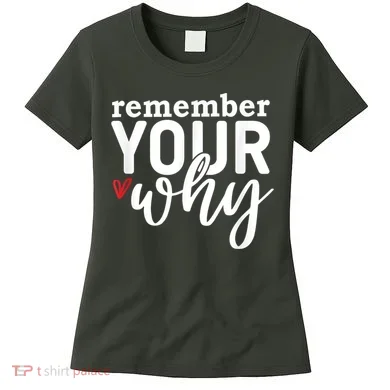 Remember Your Why Inspirational Women's T-Shirt