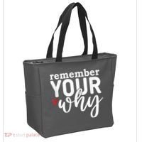 Remember Your Why Inspirational Tote Bag thumb 2