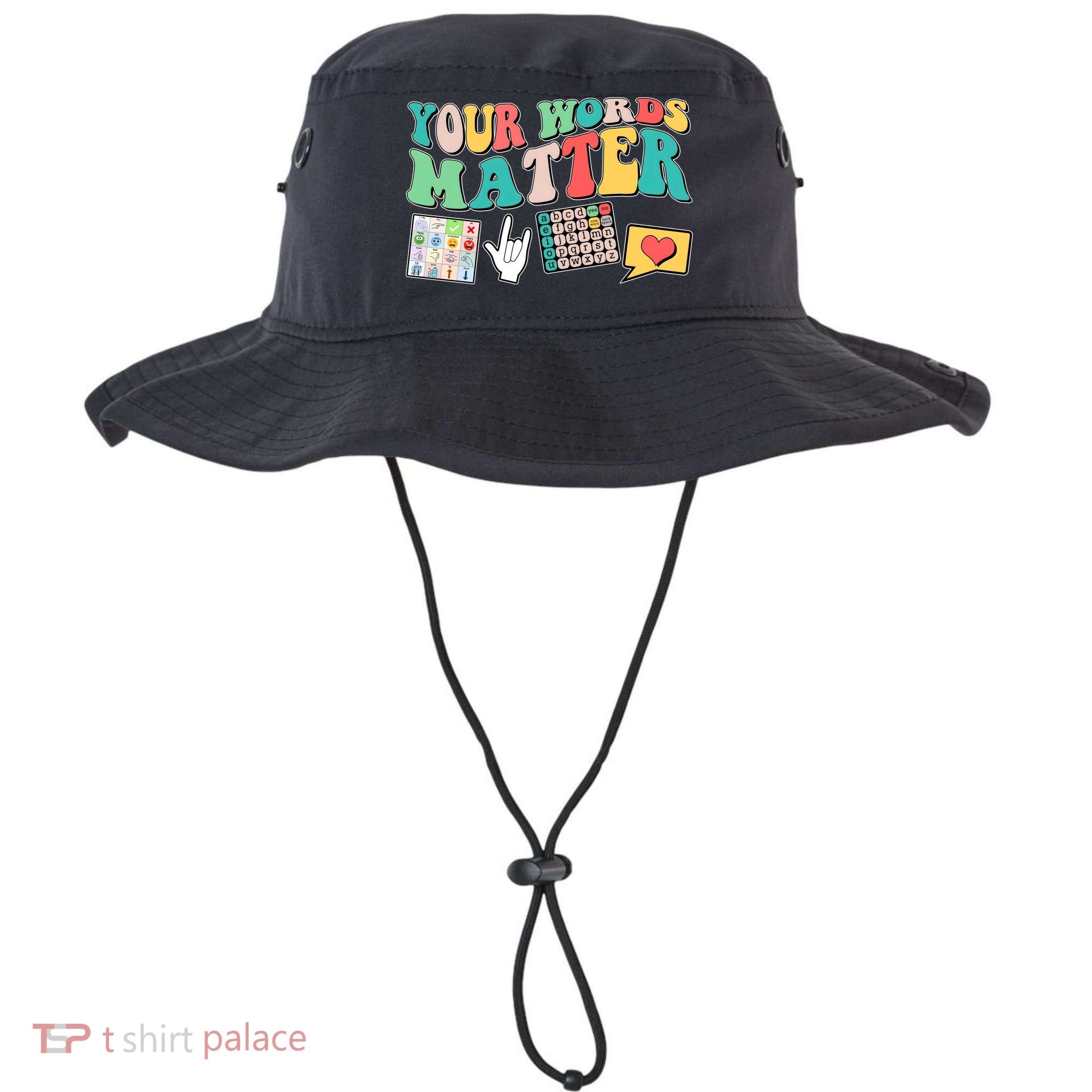 Retro Your Words Matters Speech Therapy Specialist Bucket Hat