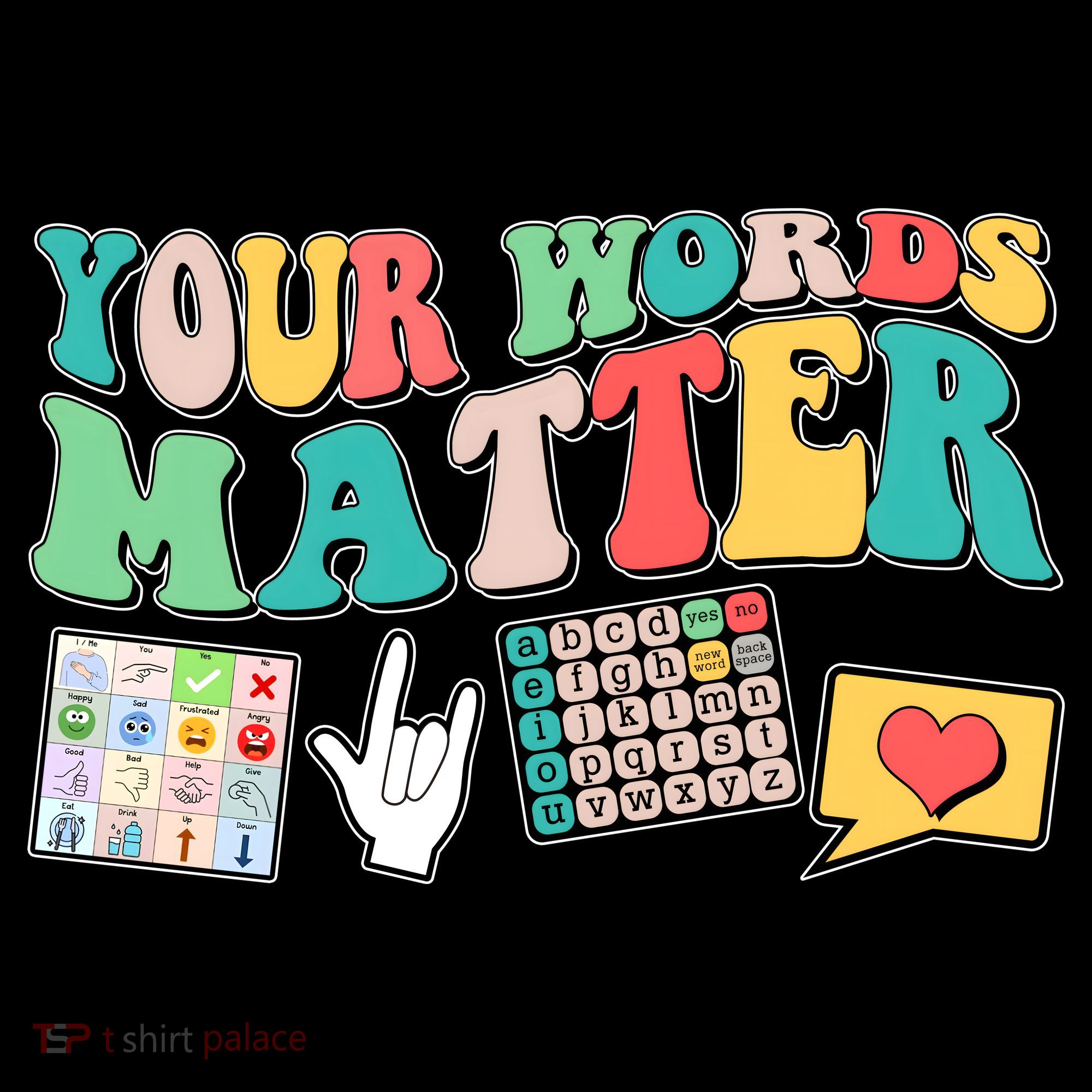 Retro Your Words Matters Speech Therapy Specialist Coffee Mug