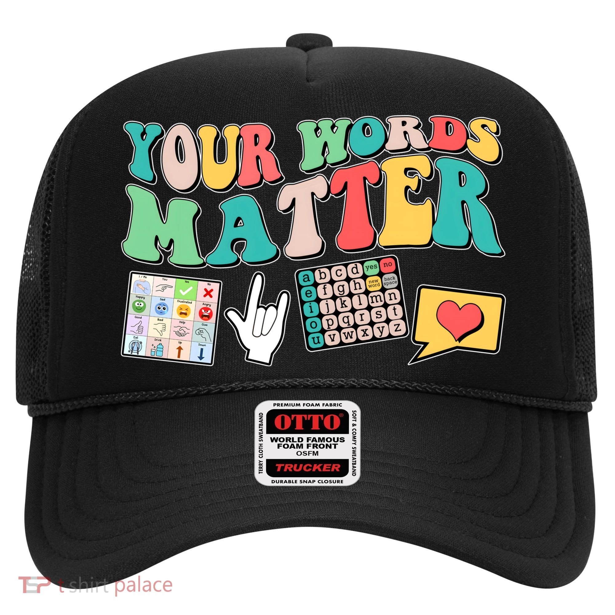 Retro Your Words Matters Speech Therapy Specialist Hat
