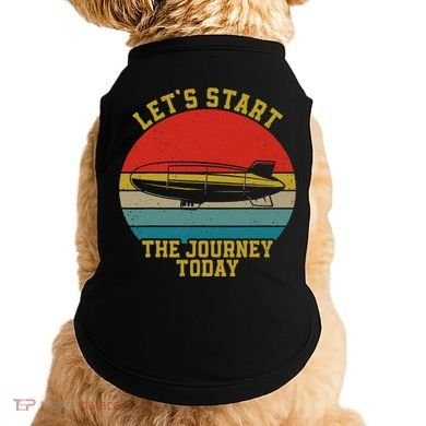 Retro Zeppelin 70s 80s Dirigible Airship Zepelin Zepplin Doggie Tank