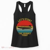 Retro Zeppelin 70s 80s Dirigible Airship Zepelin Zepplin Women's Tank Top thumb 0