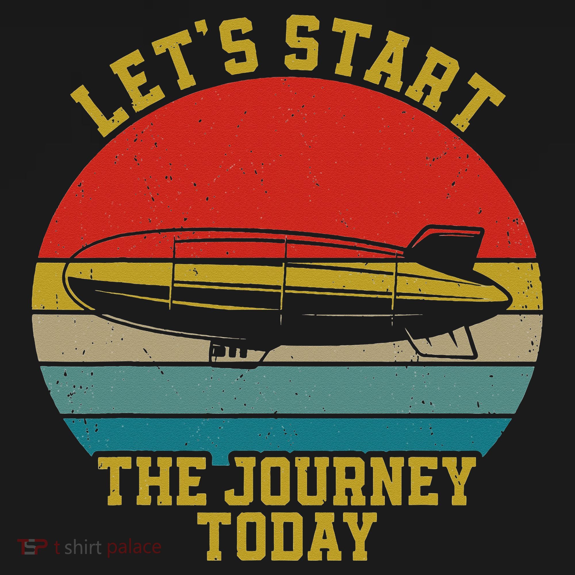 Retro Zeppelin 70s 80s Dirigible Airship Zepelin Zepplin Women's Tank Top
